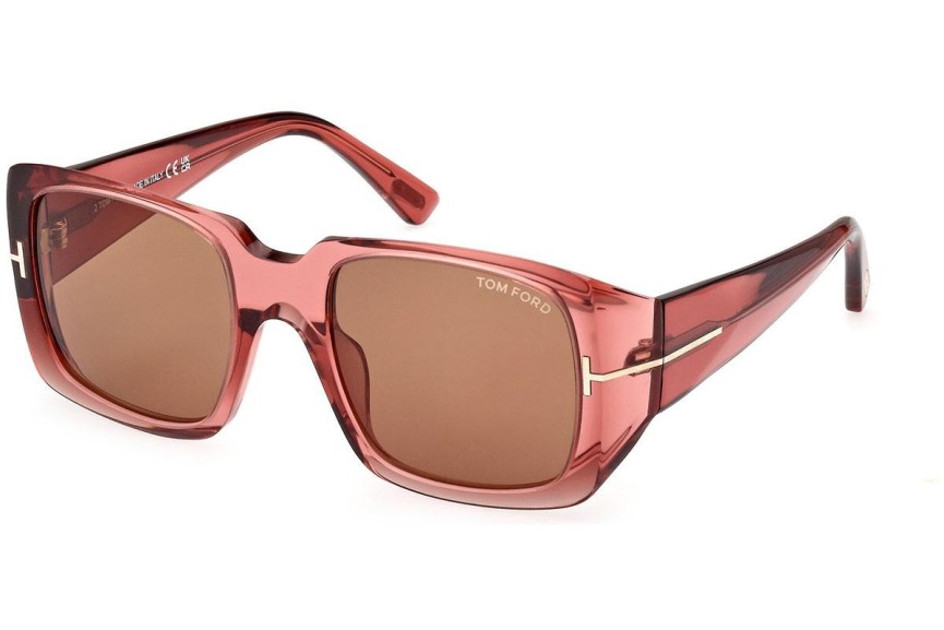 Ochelari de soare Tom Ford FT1035 72E Pătrați Roz