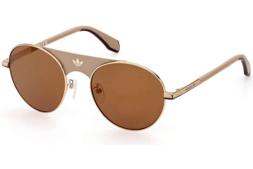 Ochelari de soare Adidas Originals OR0092 31G Rotunzi Aurii