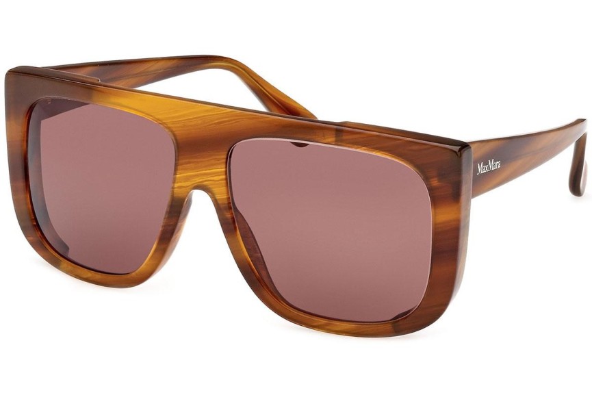 Ochelari de soare Max Mara MM0073 50E Flat Top Havana