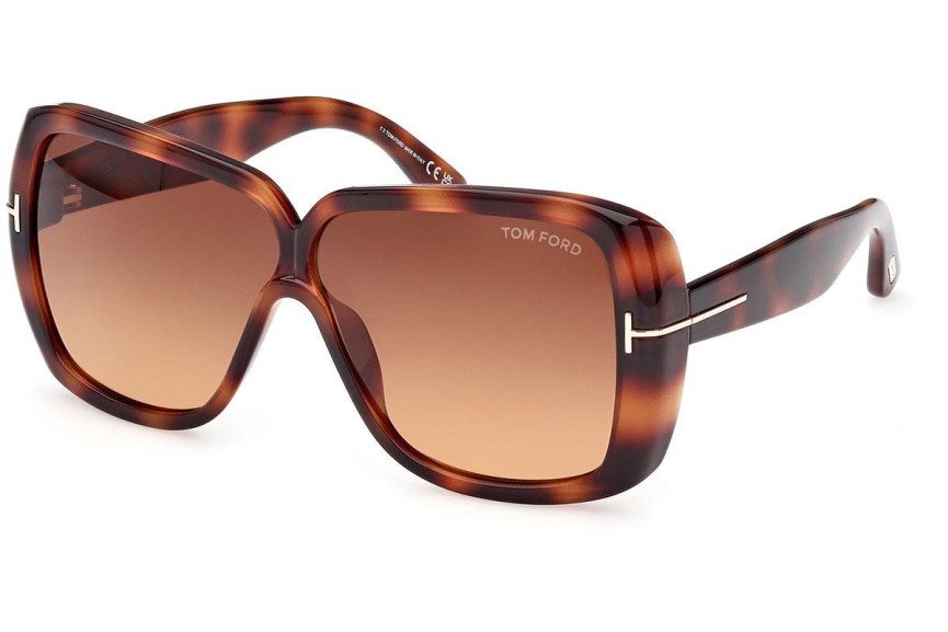 Ochelari de soare Tom Ford FT1037 52F Oversize Havana