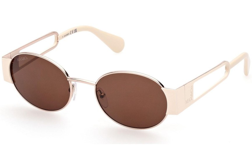 Ochelari de soare Max&Co. MO0071 28E Rotunzi Aurii