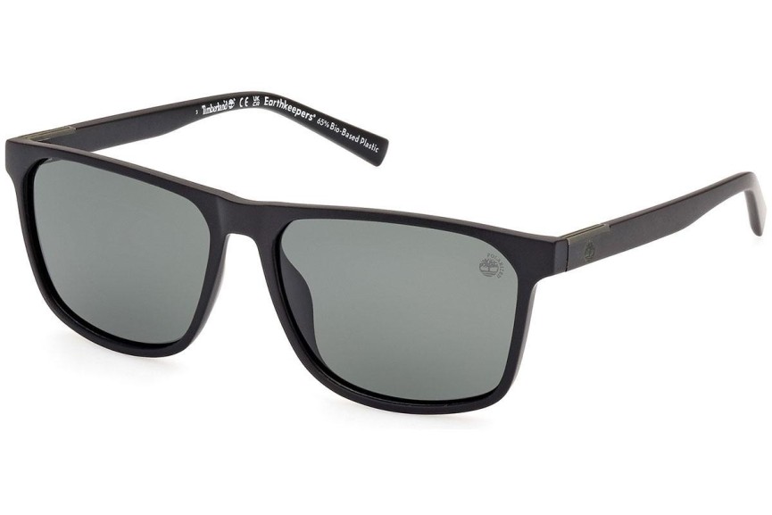 Ochelari de soare Timberland TB9312 02R Polarized Pătrați Negri