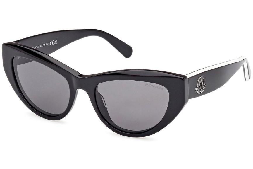 Ochelari de soare Moncler ML0258 01A Cat Eye Negri