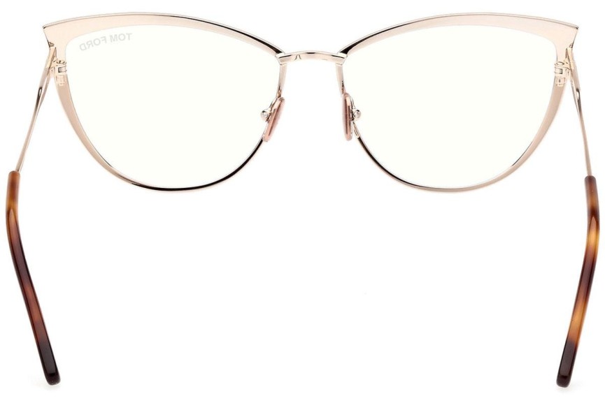 Ochelari Tom Ford FT5877-B 046 Cat Eye Maro