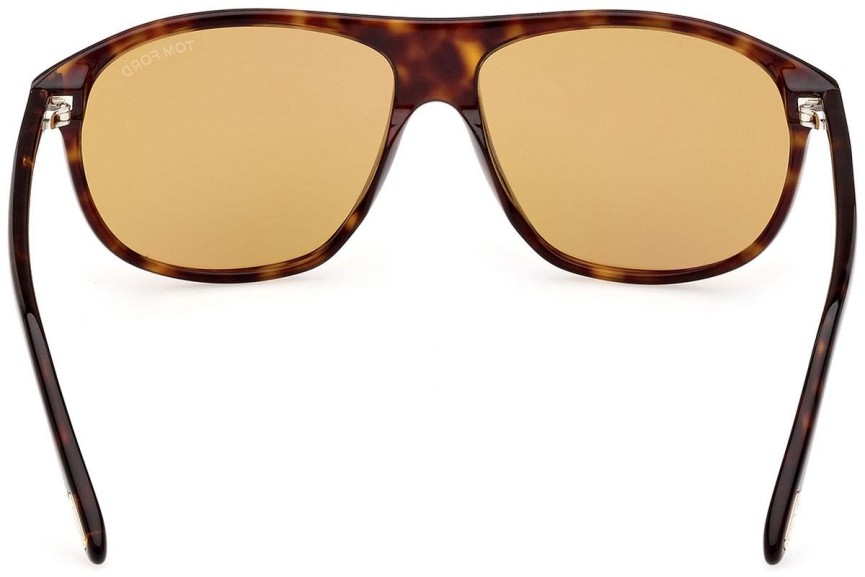 Ochelari de soare Tom Ford FT1027 52E Pilot Havana