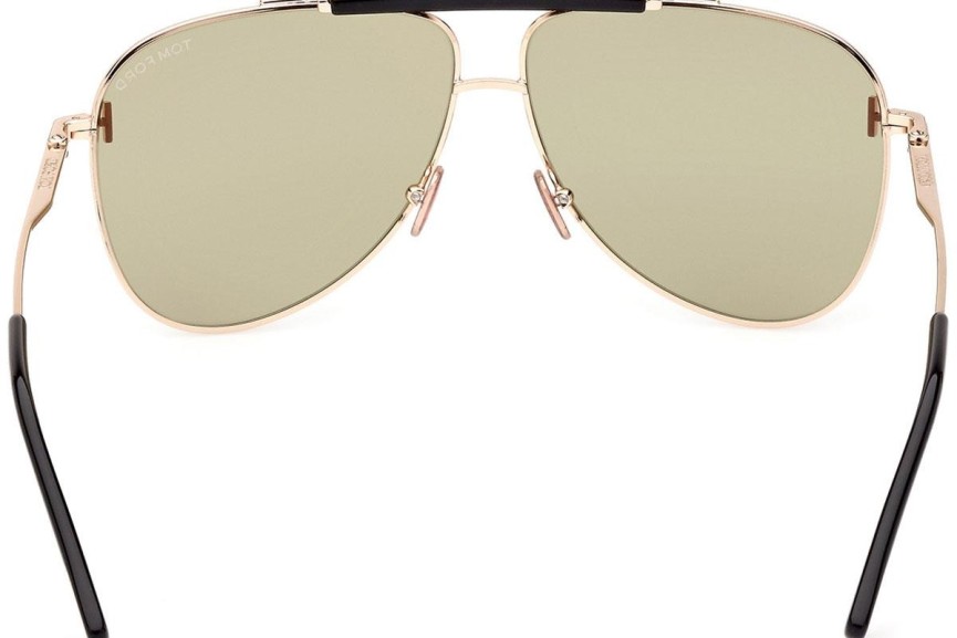 Ochelari de soare Tom Ford FT1018 28N Pilot Aurii