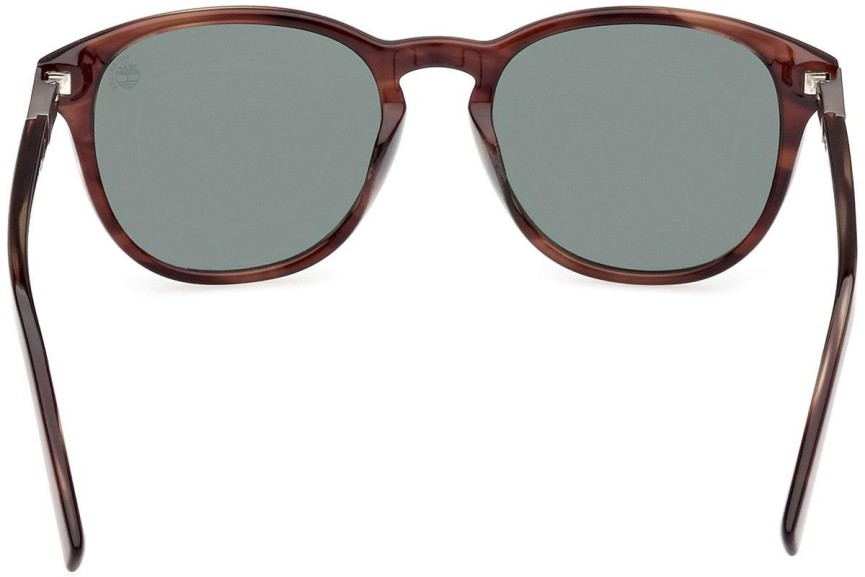 Ochelari de soare Timberland TB9319 48R Polarized Rotunzi Maro