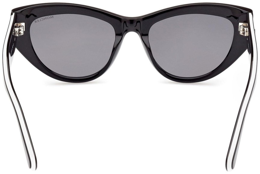 Ochelari de soare Moncler ML0258 01A Cat Eye Negri