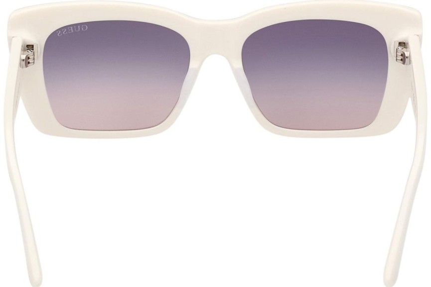 Ochelari de soare Guess GU7890 21B Cat Eye Albi