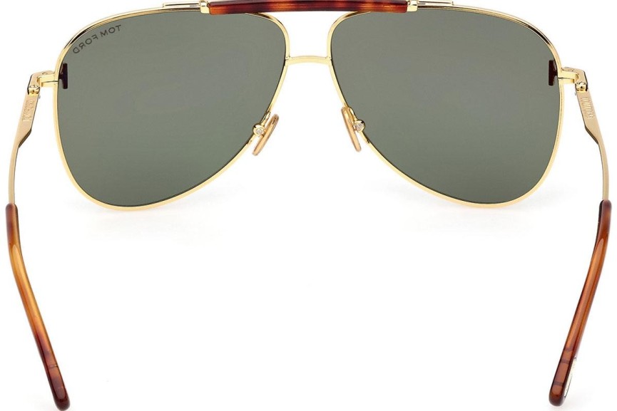 Ochelari de soare Tom Ford FT1018 30N Pilot Aurii