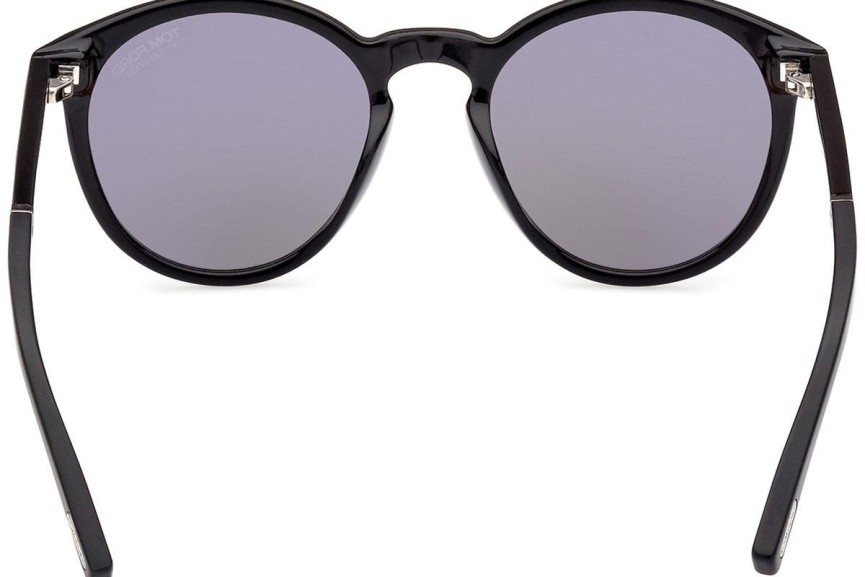 Ochelari de soare Tom Ford FT1021-N 01D Polarized Rotunzi Negri