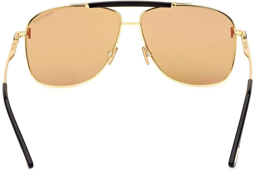 Ochelari de soare Tom Ford FT1017 30E Pilot Aurii