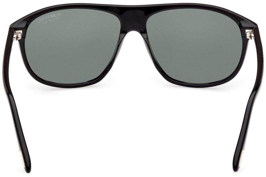 Ochelari de soare Tom Ford FT1027 01R Polarized Pilot Negri