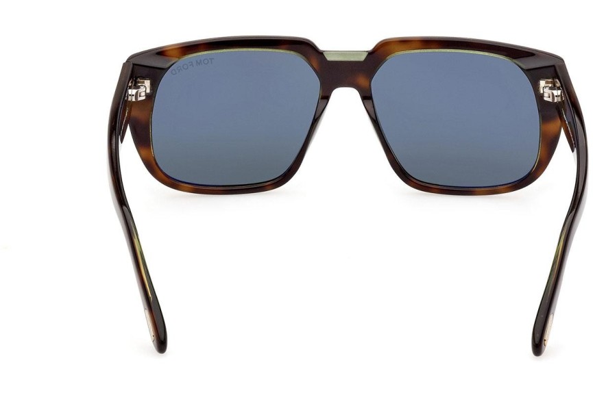 Ochelari de soare Tom Ford FT1025 56N Pătrați Havana