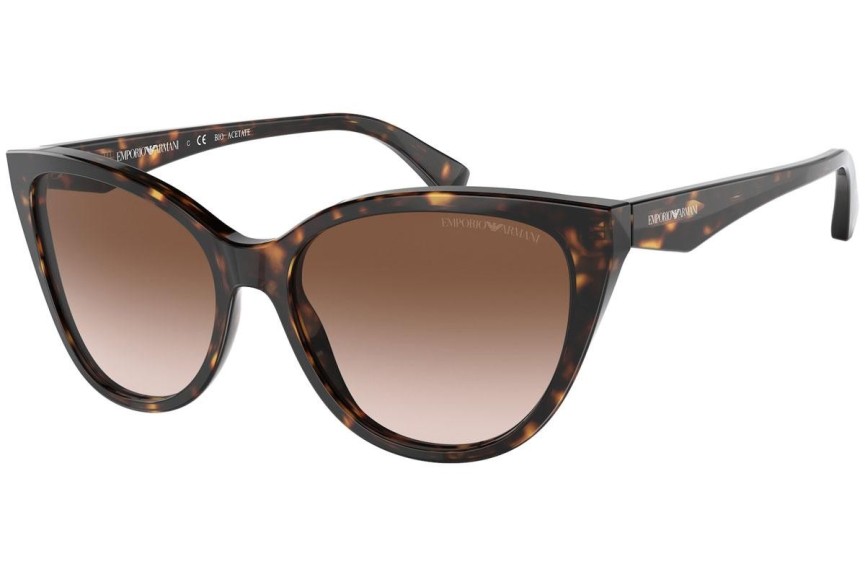 Ochelari de soare Emporio Armani EA4162 587913 Cat Eye Havana