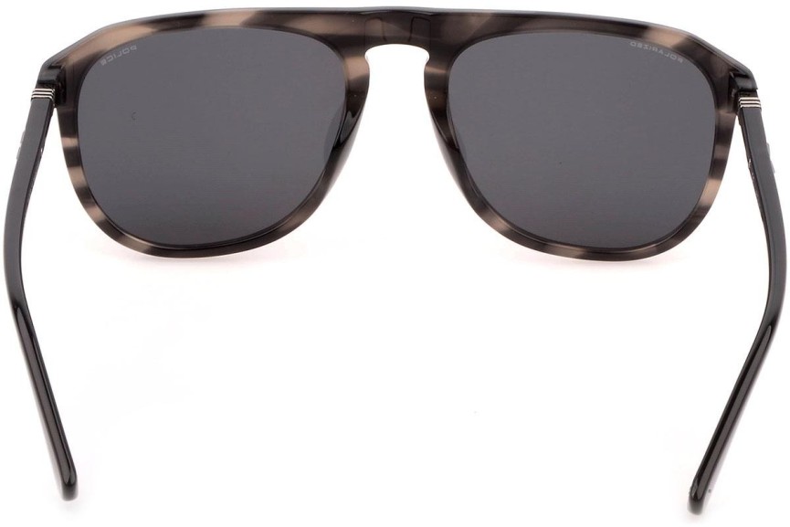 Ochelari de soare Police Origins 48 SPLE06 6K3P Polarized Pătrați Gri