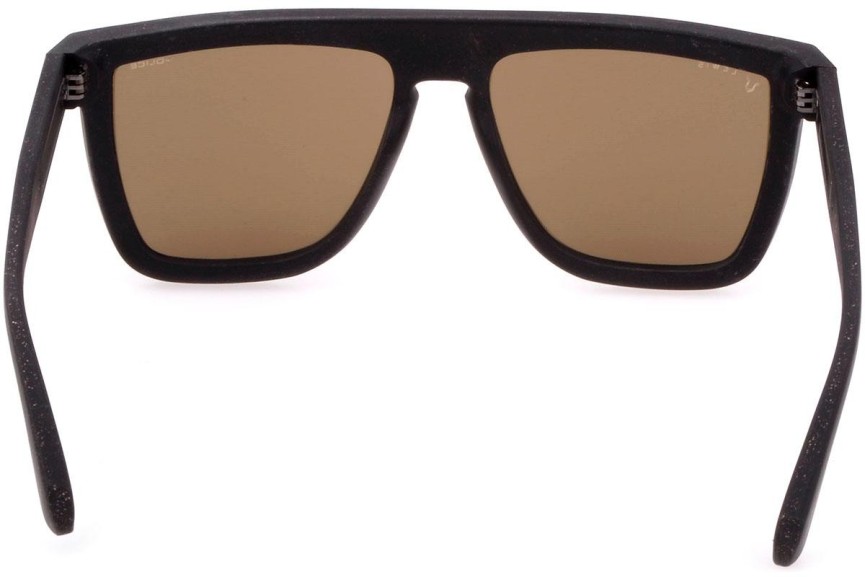 Ochelari de soare Police Lewis 44 SPLE39 0J35 Flat Top Maro