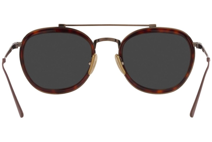 Ochelari de soare Persol PO5008ST 801648 Polarized Rotunzi Havana