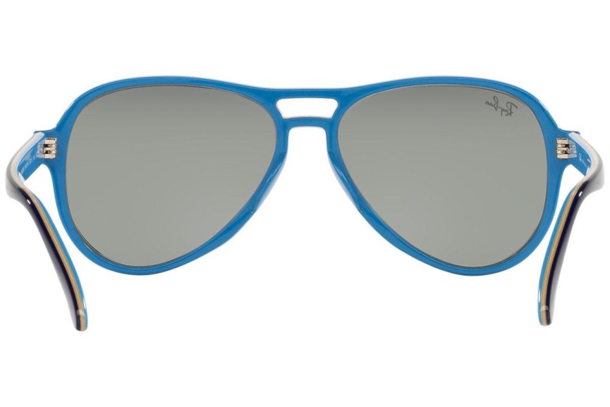 Ochelari de soare Ray-Ban Vagabond RB4355 6546W3 Pilot Albaștri