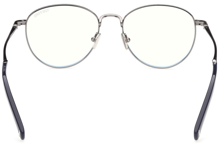 Ochelari Tom Ford FT5749-B 012 Rotunzi Argintii