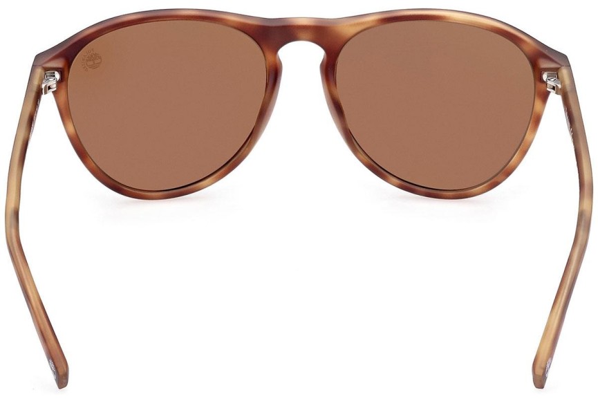 Ochelari de soare Timberland TB9267 52H Polarized Pilot Havana