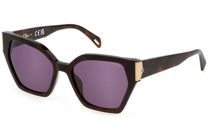 Ochelari de soare Police Gem 2 SPLL34 0752 Cat Eye Havana