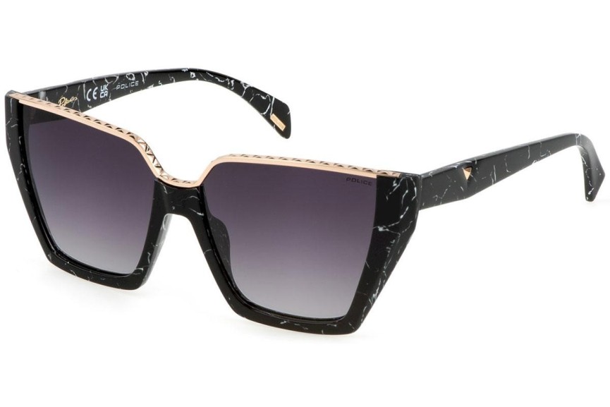 Ochelari de soare Police Gem 1 SPLL33E 0869 Cat Eye Negri