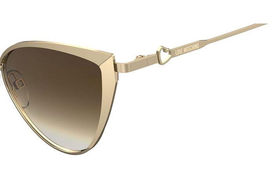 Ochelari de soare Love Moschino MOL061/S J5G/HA Cat Eye Aurii