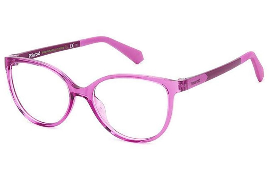 Ochelari Polaroid Junior PLDD825 B3V Cat Eye Violeți