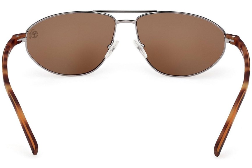 Ochelari de soare Timberland TB9324 08H Polarized Pilot Argintii