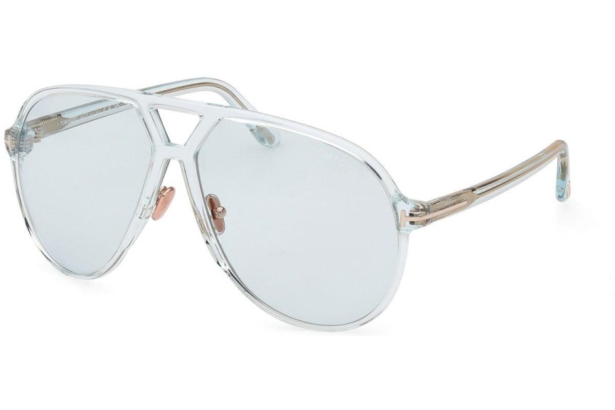 Ochelari de soare Tom Ford Bertrand FT1061 84V Pilot Albaștri