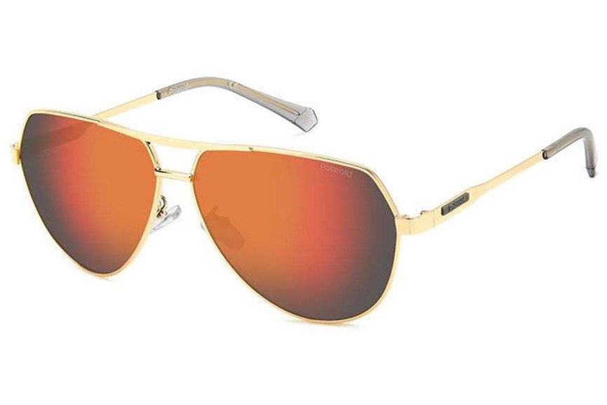 Ochelari de soare Polaroid PLD2145/G/S/X J5G/OZ Polarized Pilot Aurii