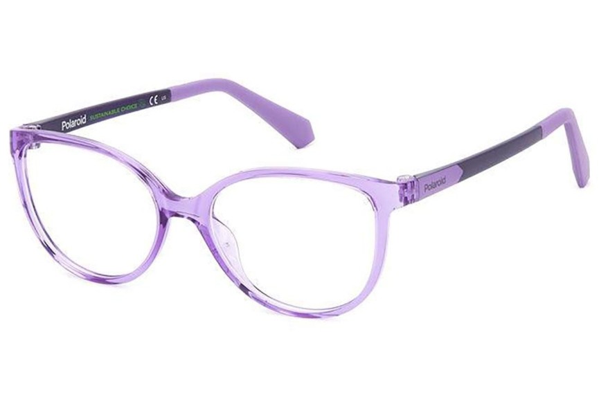 Ochelari Polaroid Junior PLDD825 789 Cat Eye Violeți