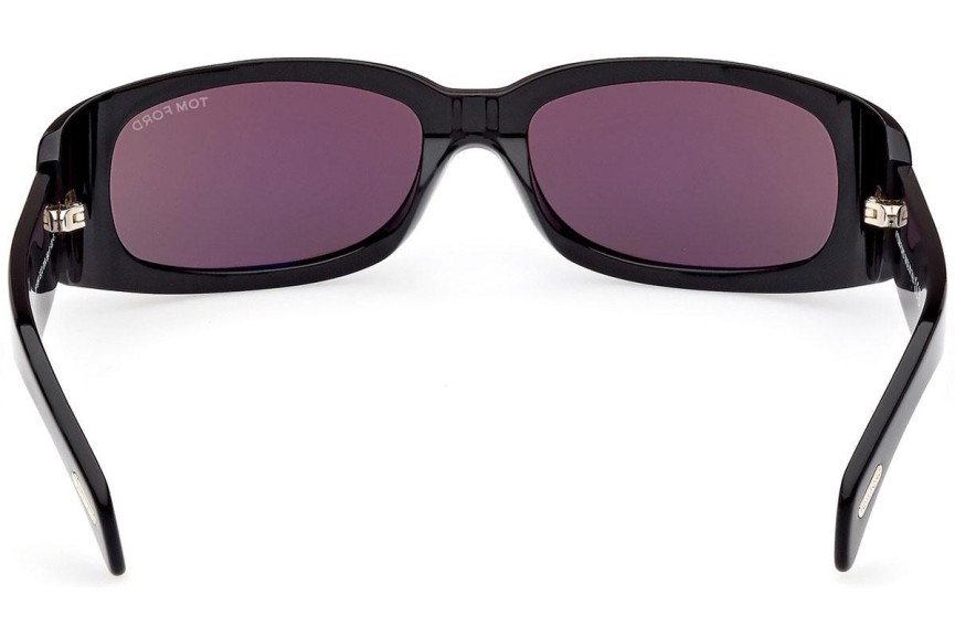 Ochelari de soare Tom Ford Corey FT1064 01A Dreptunghiulari Negri