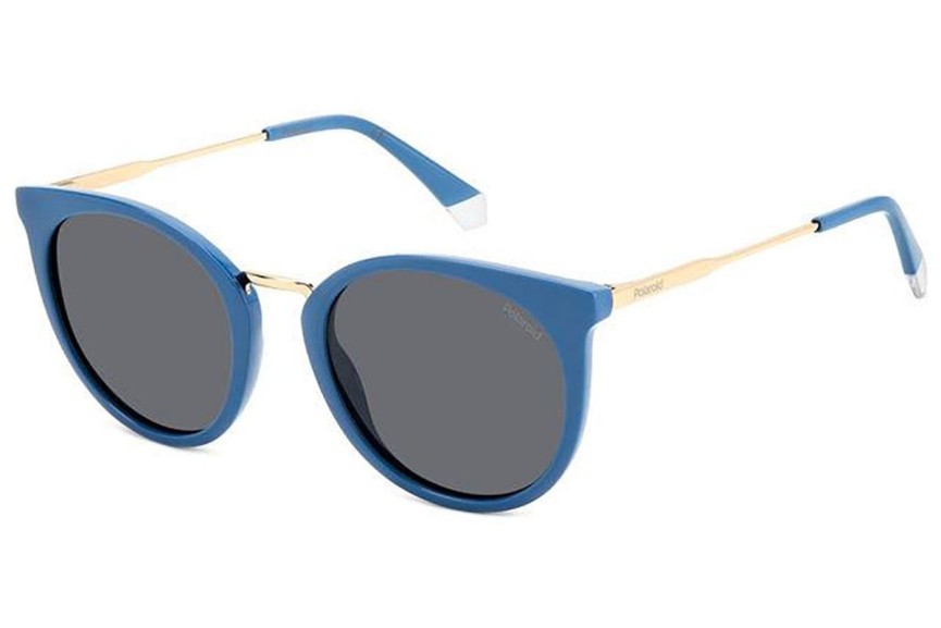 Ochelari de soare Polaroid PLD4146/S/X MVU/M9 Polarized Cat Eye Albaștri