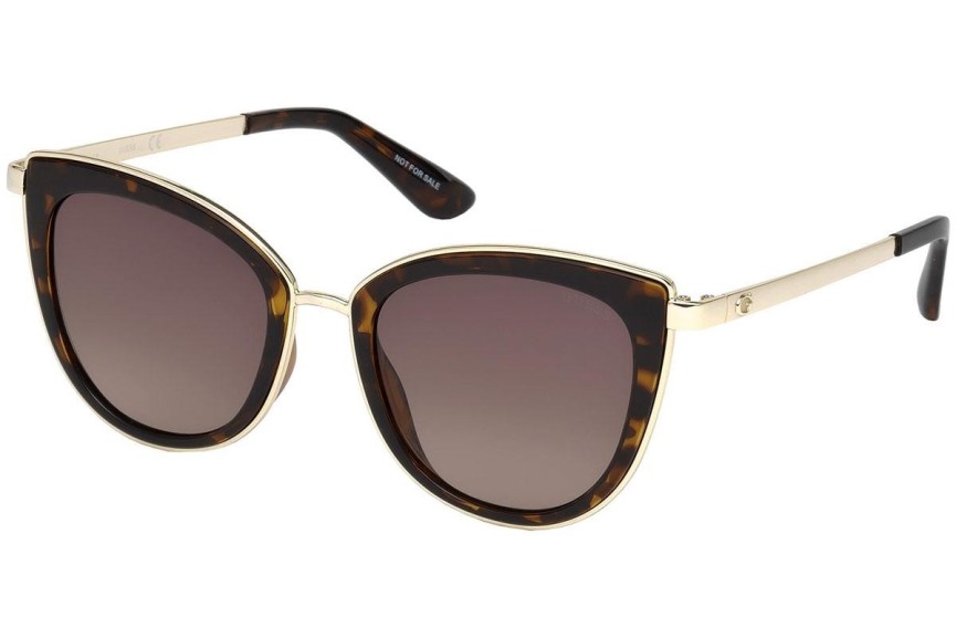 Ochelari de soare Guess GU7491 52F Cat Eye Havana