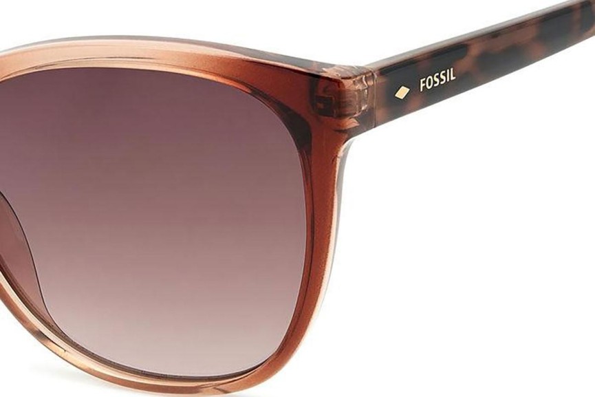 Ochelari de soare Fossil FOS3147/G/S FL4/HA Cat Eye Havana