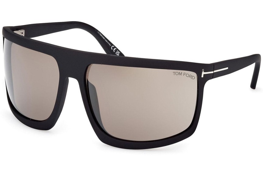 Ochelari de soare Tom Ford Clint 2 FT1066 02L Flat Top Negri