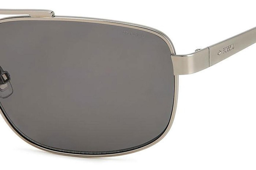 Ochelari de soare Fossil FOS2130/G/S R81/M9 Polarized Dreptunghiulari Argintii