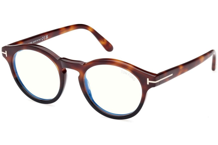 Ochelari Tom Ford FT5887-B 005 Rotunzi Havana