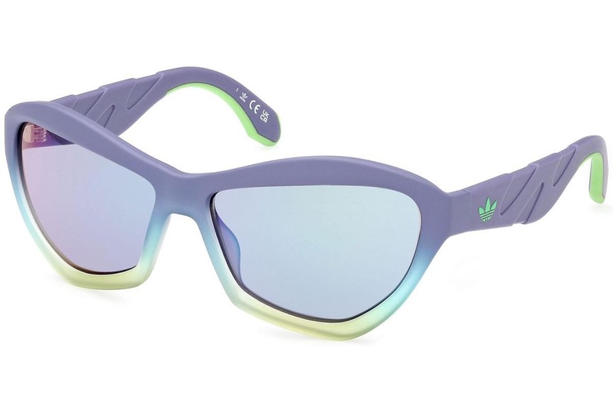 Ochelari de soare Adidas Originals OR0095 82Z Cat Eye Violeți