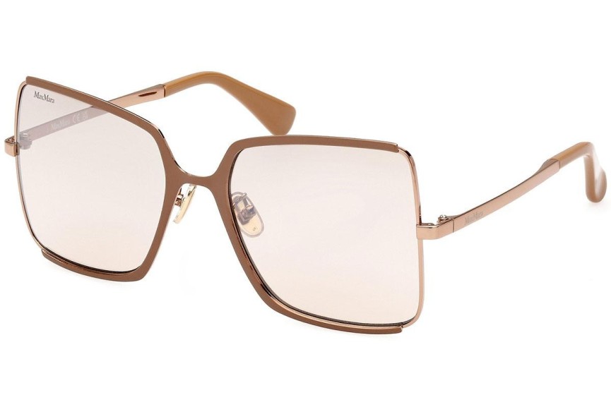 Ochelari de soare Max Mara Weho MM0070-H 34K Pătrați Maro