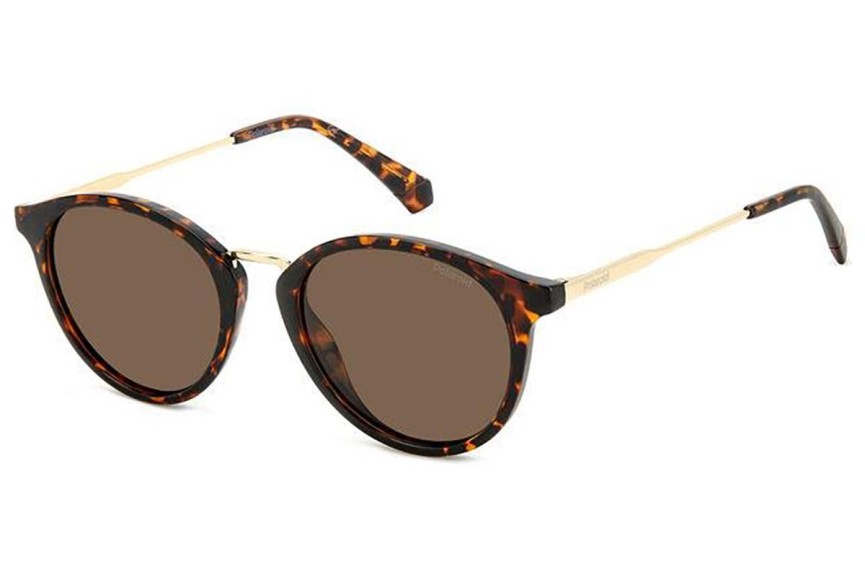 Ochelari de soare Polaroid PLD4147/S/X 086/SP Polarized Rotunzi Havana