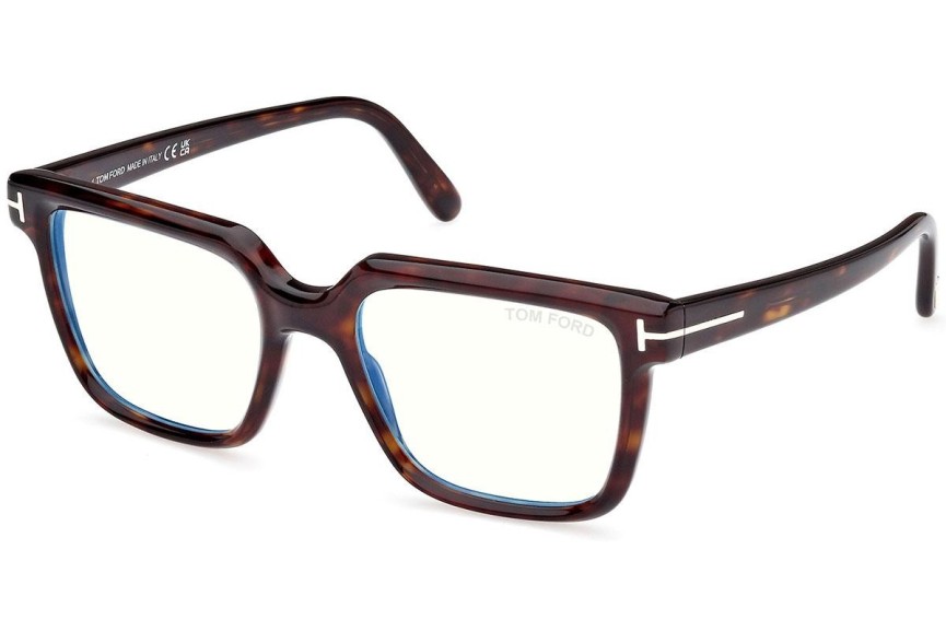 Ochelari Tom Ford FT5889-B 052 Pătrați Havana