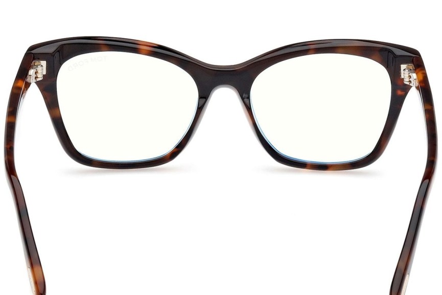 Ochelari Tom Ford FT5909-B 052 Cat Eye Havana