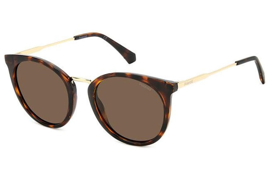 Ochelari de soare Polaroid PLD4146/S/X 086/SP Polarized Cat Eye Havana