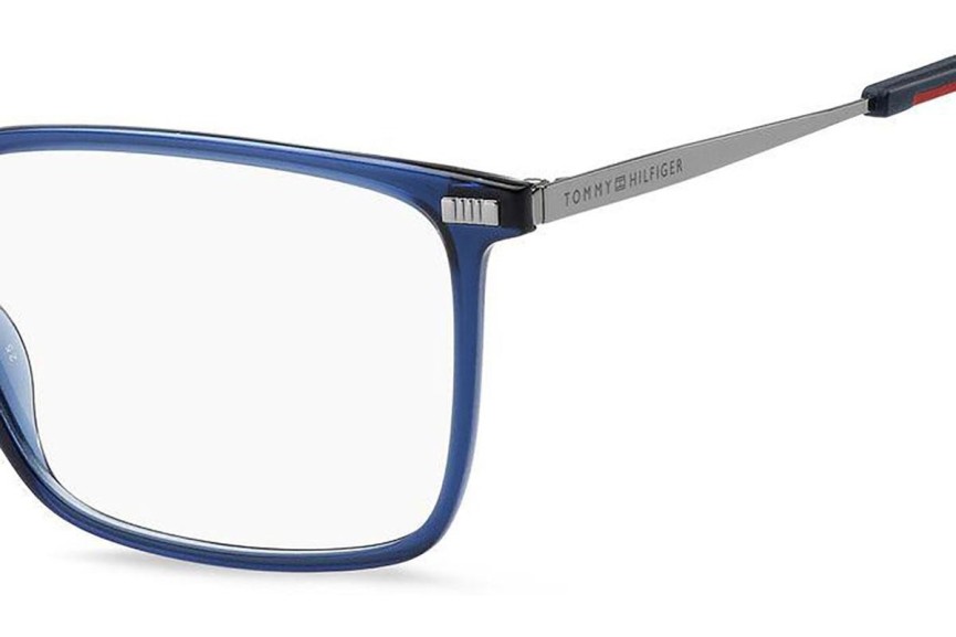 Ochelari Tommy Hilfiger TH2019 PJP Dreptunghiulari Albaștri