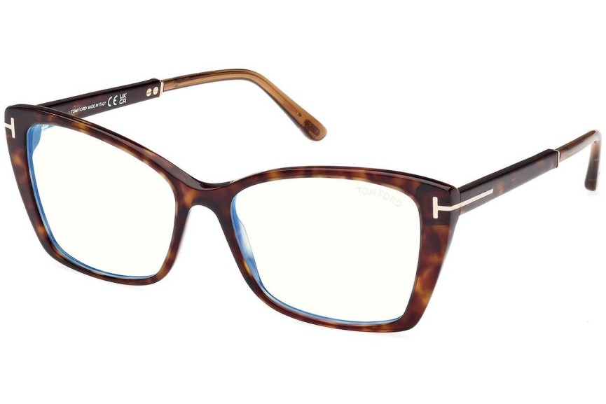 Ochelari Tom Ford FT5893-B 052 Cat Eye Havana