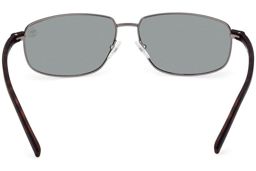 Ochelari de soare Timberland TB9325 09R Polarized Dreptunghiulari Argintii