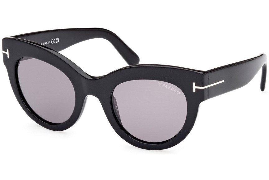 Ochelari de soare Tom Ford Lucilla FT1063 01C Cat Eye Negri